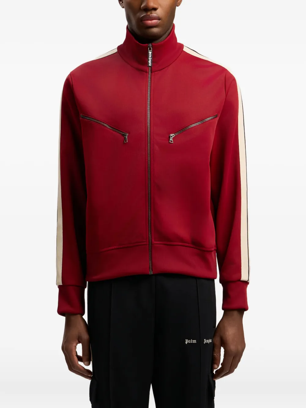 Palm Angels Sweater met logo Rood