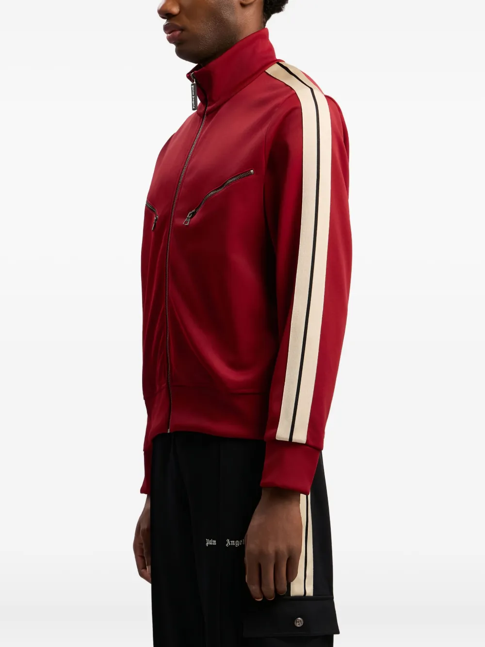 Palm Angels Sweater met logo Rood