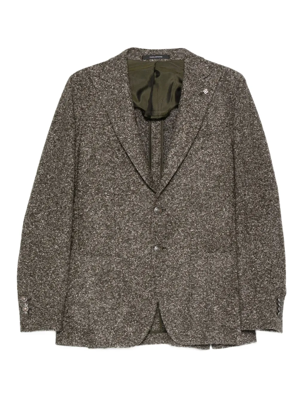 Tagliatore single-breasted blazer | Green | Image 1