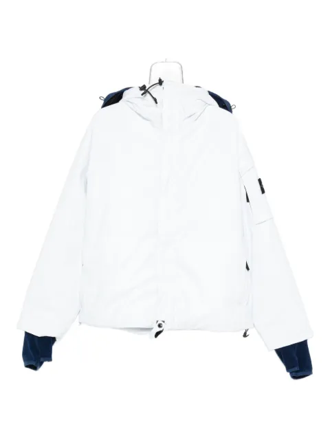 Stone Island logo-patch coat