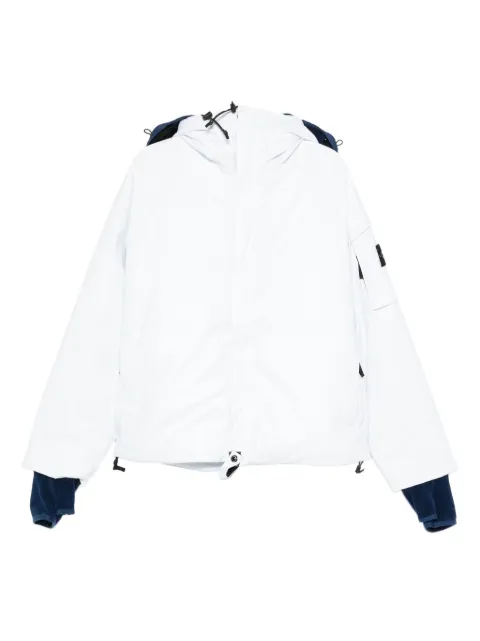 Stone Island logo-patch coat