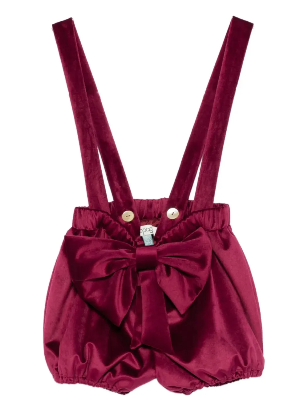 alapage shorts con detalle de moño | rojo | Image 1