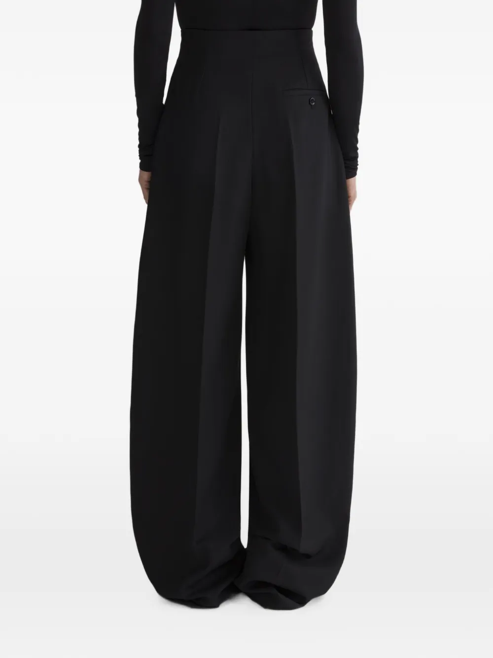 Mugler High waist broek Zwart