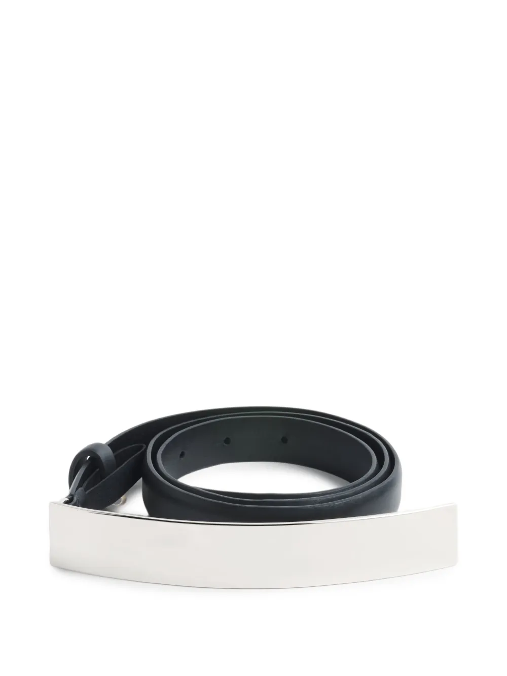 Mugler rectangular-buckle belt - Black