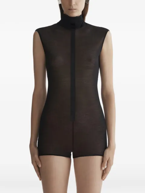 Mugler turtleneck bodysuit