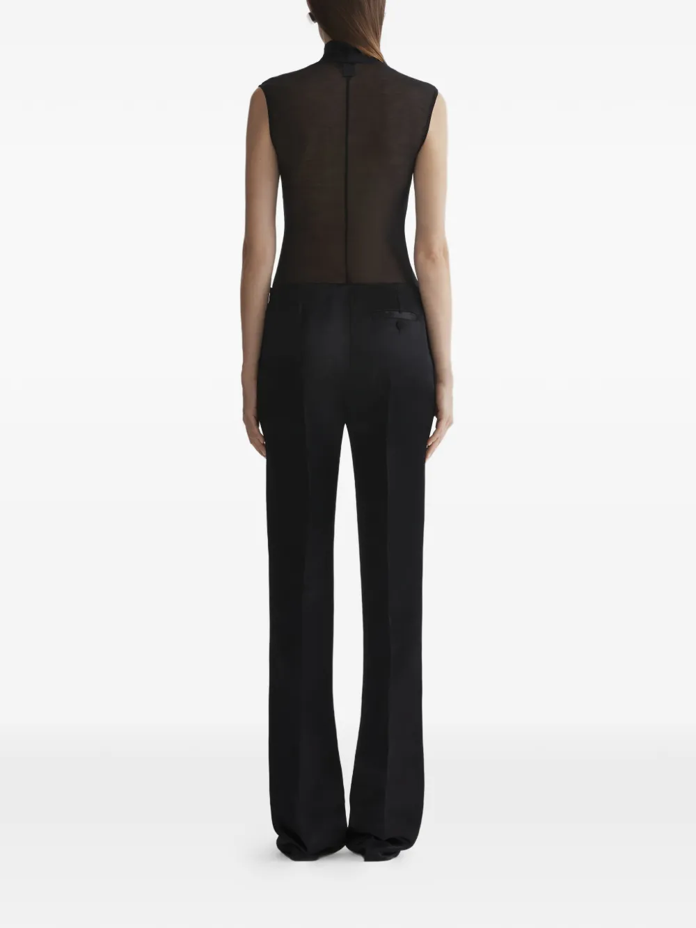  Mugler Turtleneck Bodysuit - Black 