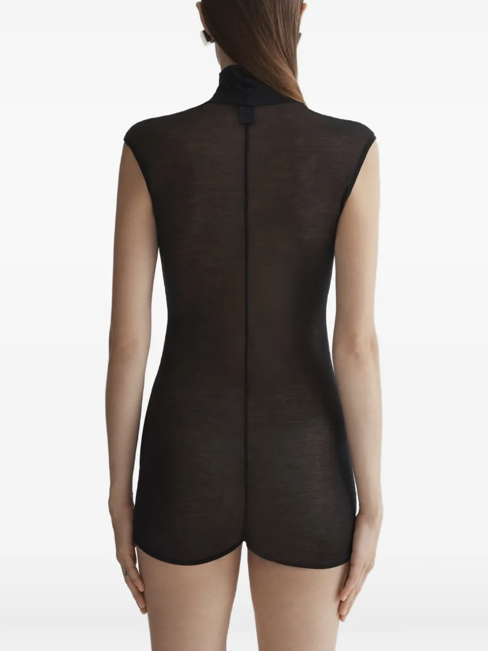 Mugler Body met col Zwart