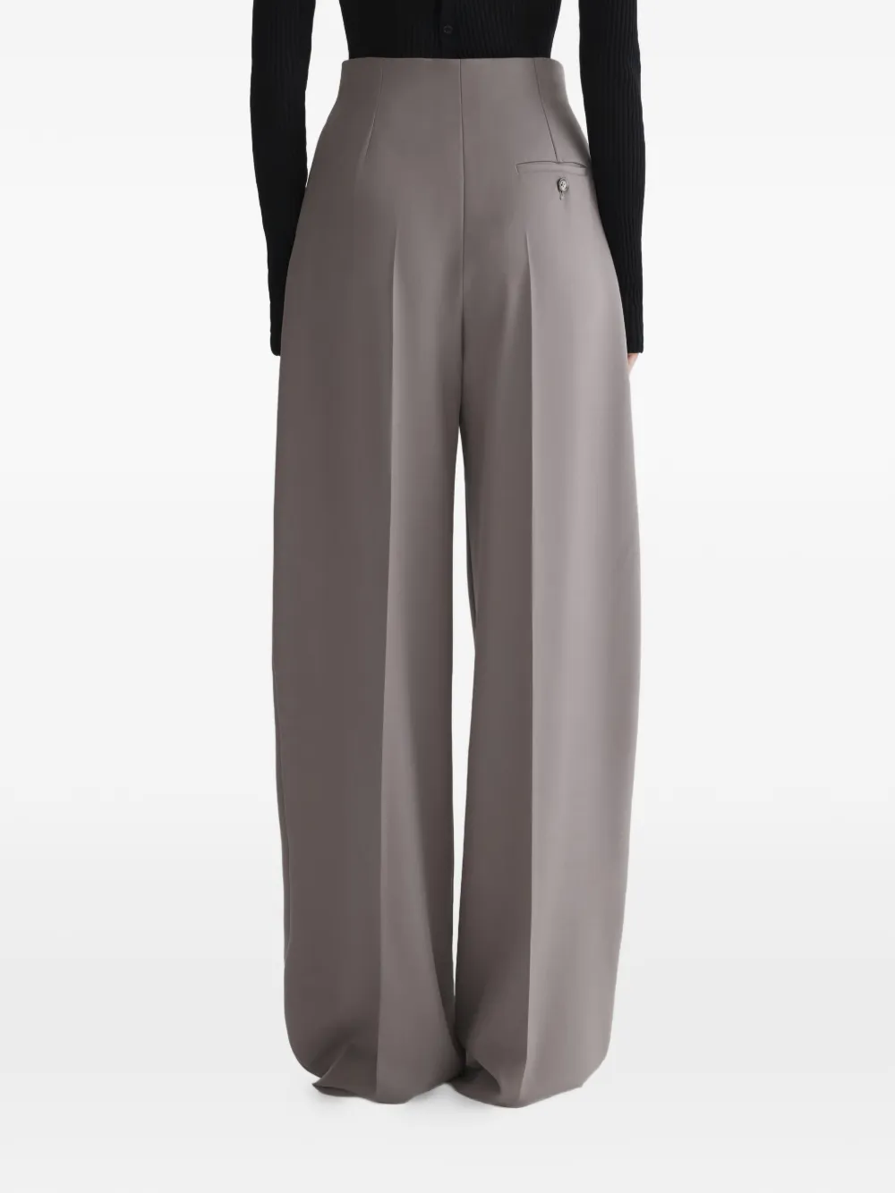 Mugler High waist broek Grijs
