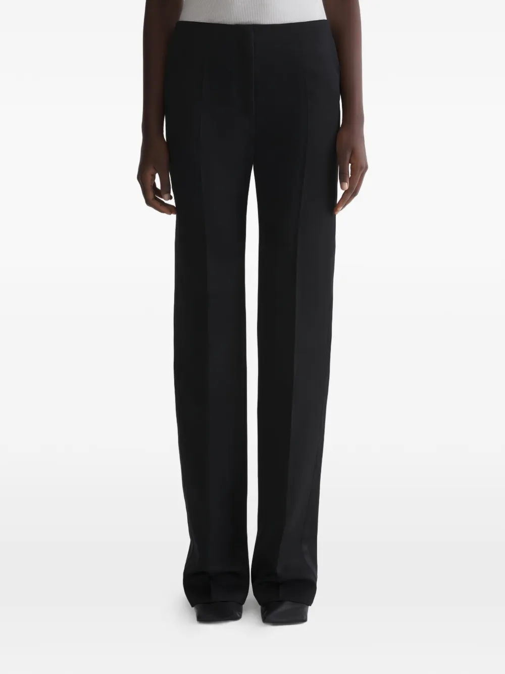 Mugler Pantaloni con banda laterale - Nero