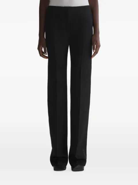 Mugler pantalones con rayas estampadas