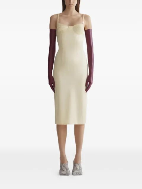 Mugler Kleid mit schmalem Schnitt