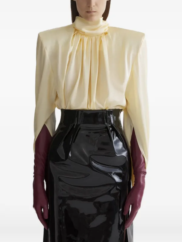Mugler Cascade Tunic in Black