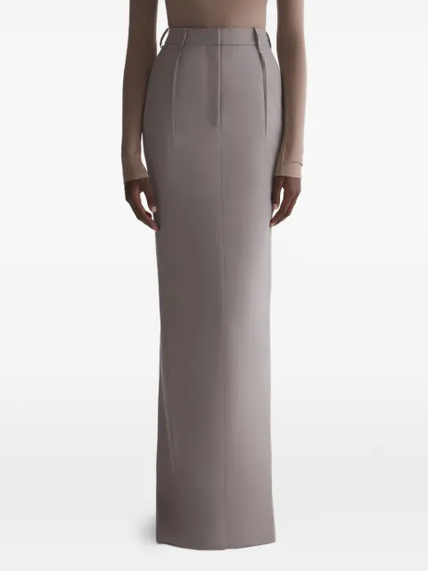 Mugler falda larga con abertura