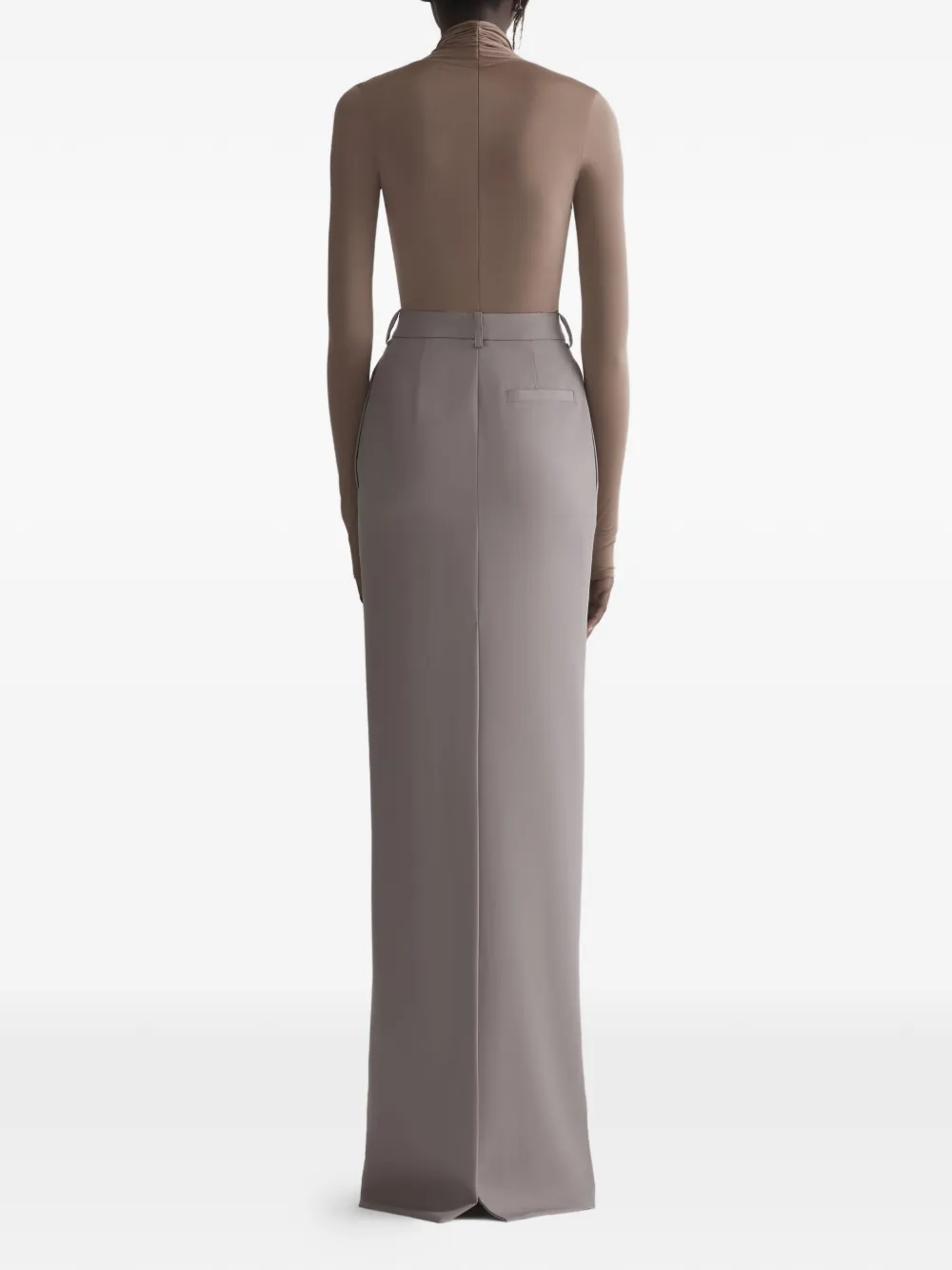 Mugler Maxi-rok Beige
