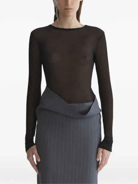 Mugler tuxedo bodysuit