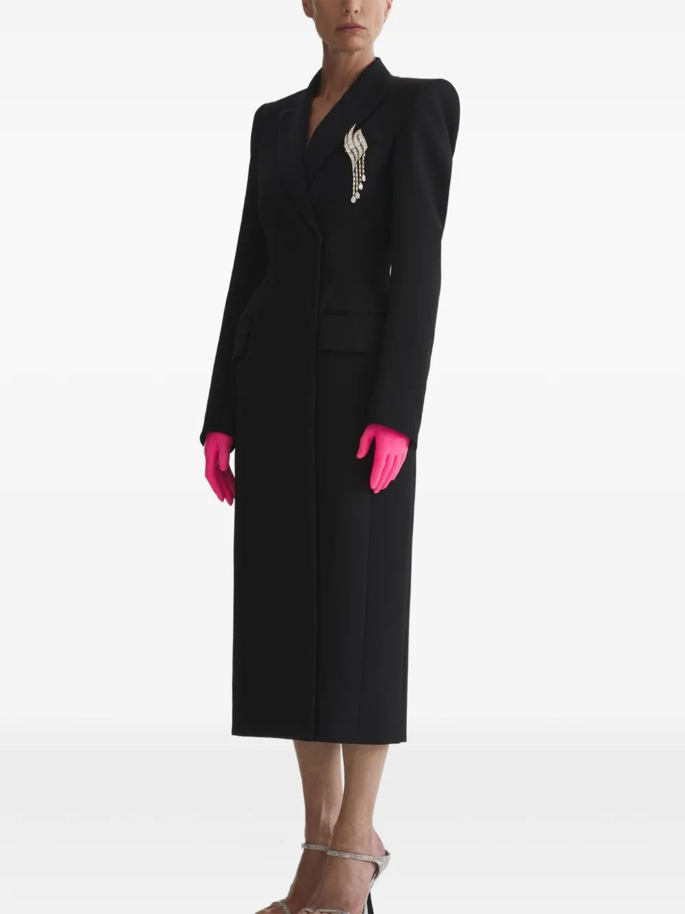 Mugler Hourglass jas Zwart