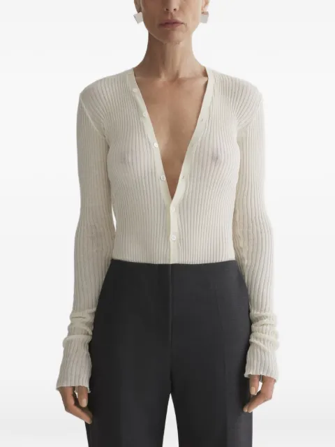 Mugler knit buttoned bodysuit