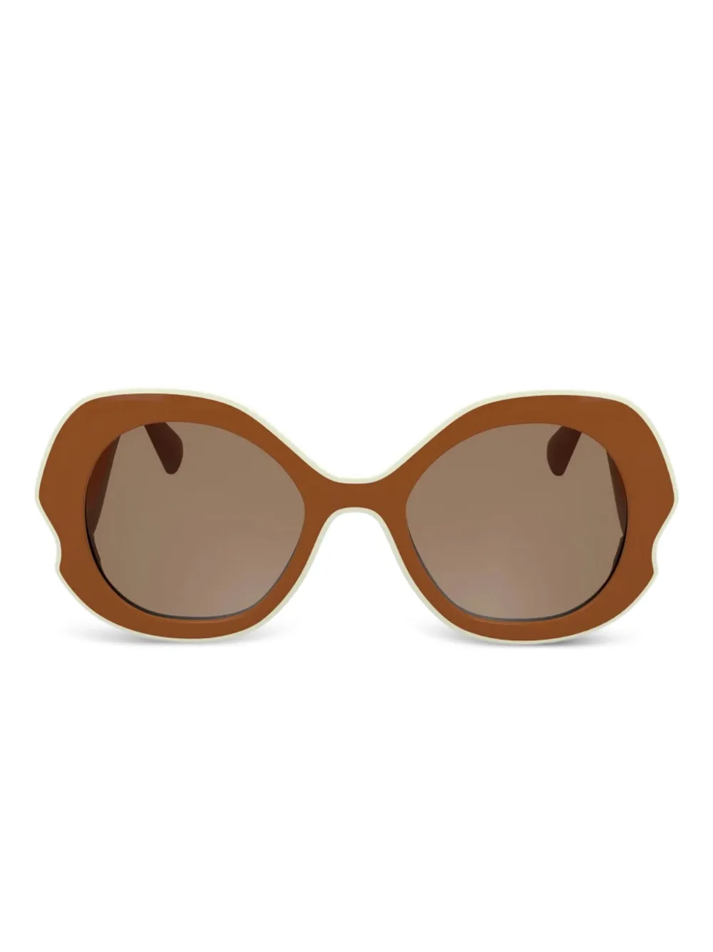 Longchamp round-frame sunglasses | Brown | Image 1