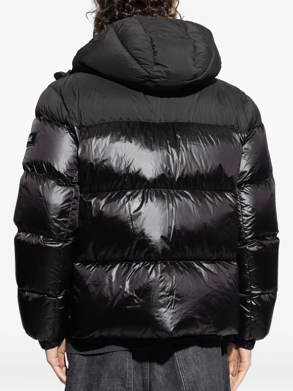 Add Gewatteerd jack met logopatch Zwart