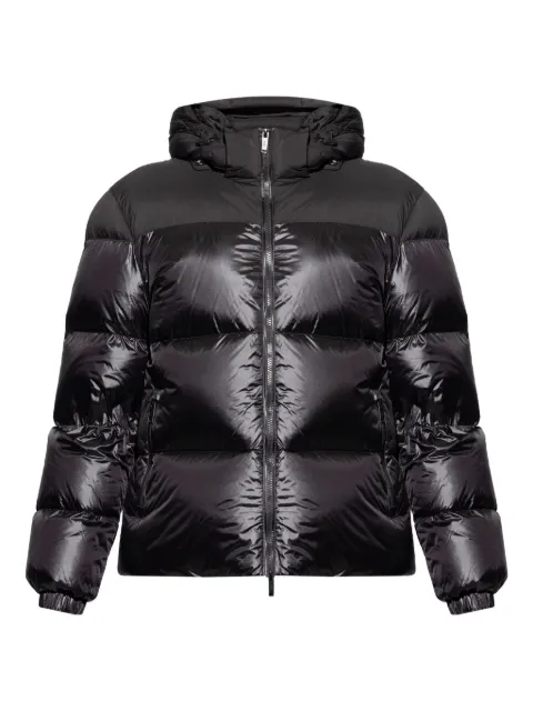 Add Gefütterte Jacke mit Logo-Patch