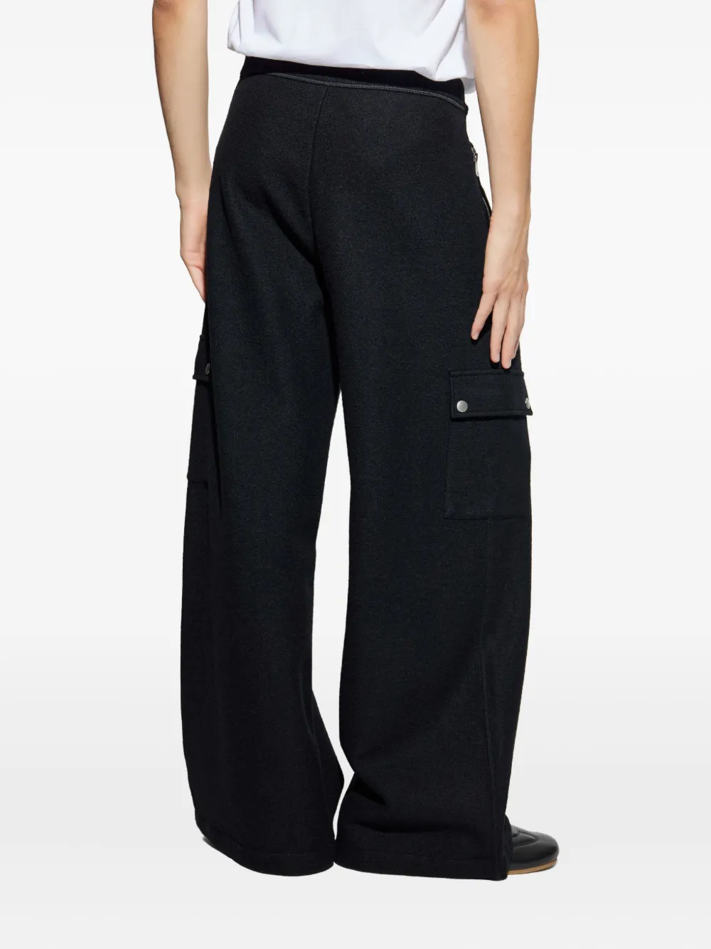 JIL SANDER+ Broek met ritssluiting Zwart