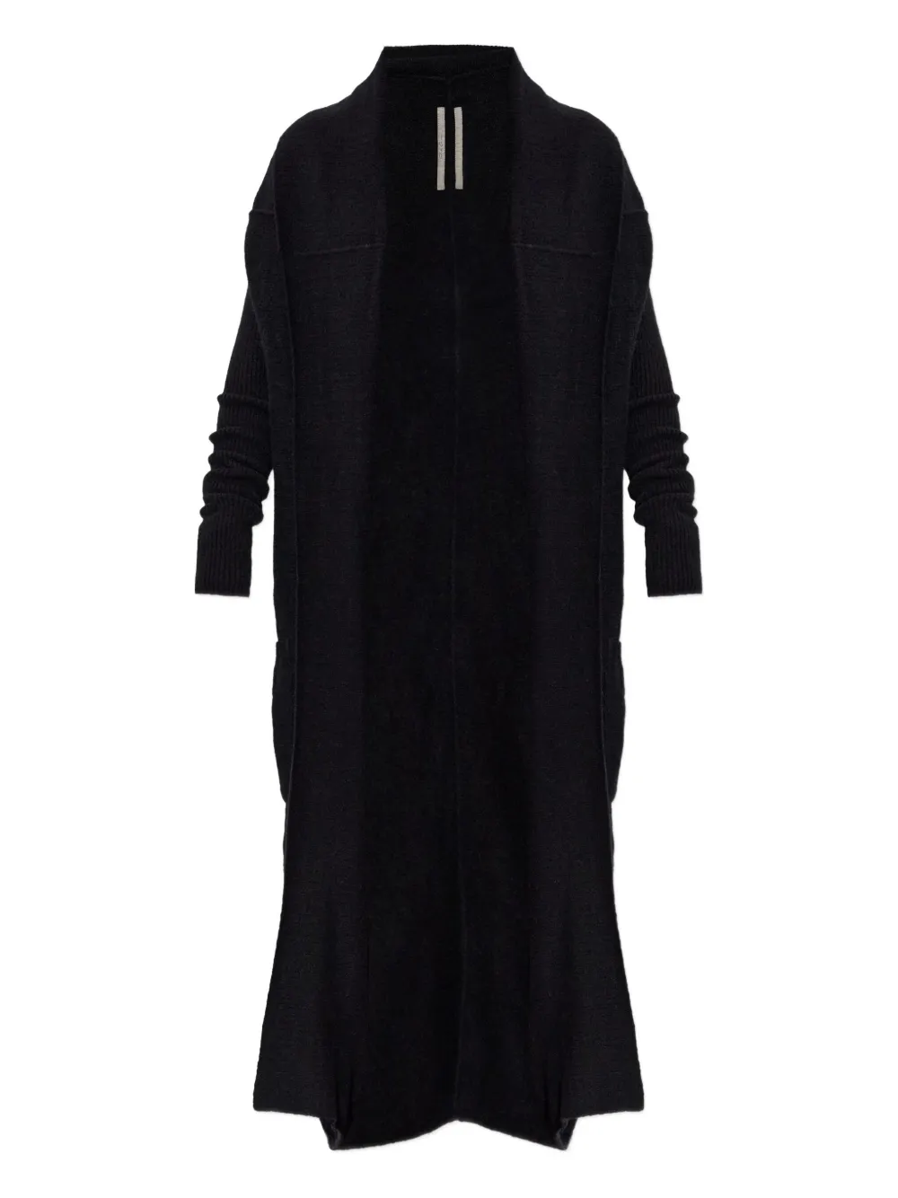 Rick Owens Las Palmas Knitted Cardigan In Black