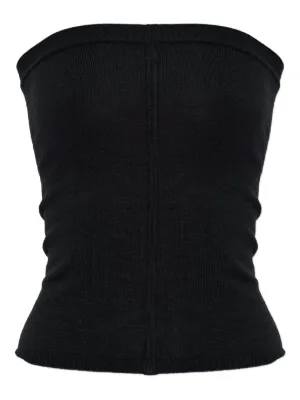 Rick Owens チューブトップワンピース Rick Owens チューブトップ | ブラック | FARFETCH JP