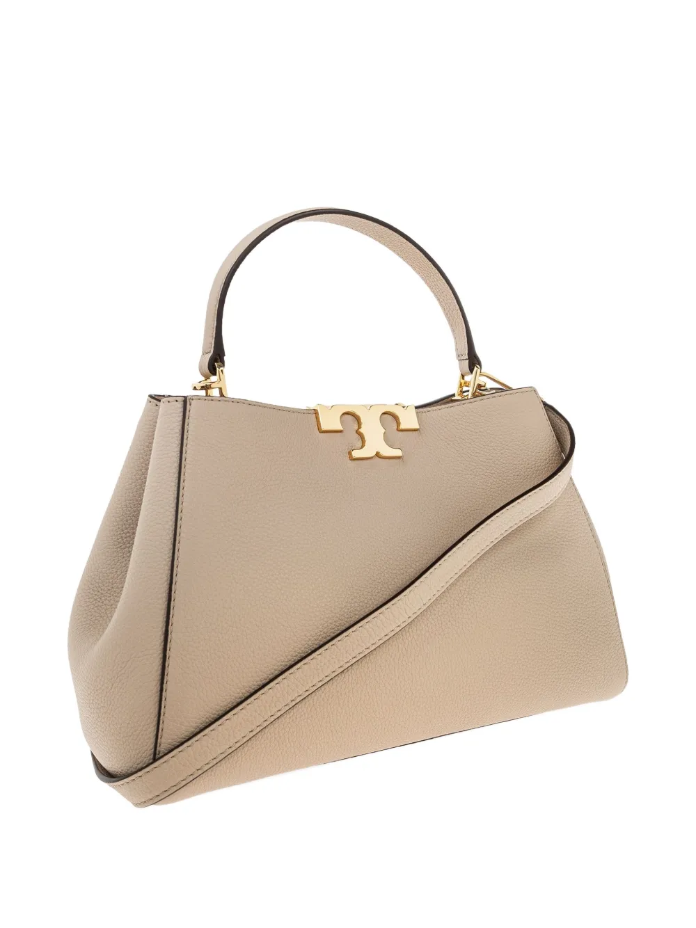 Tory Burch Medium Eleanor shopper met logo-applicatie Beige