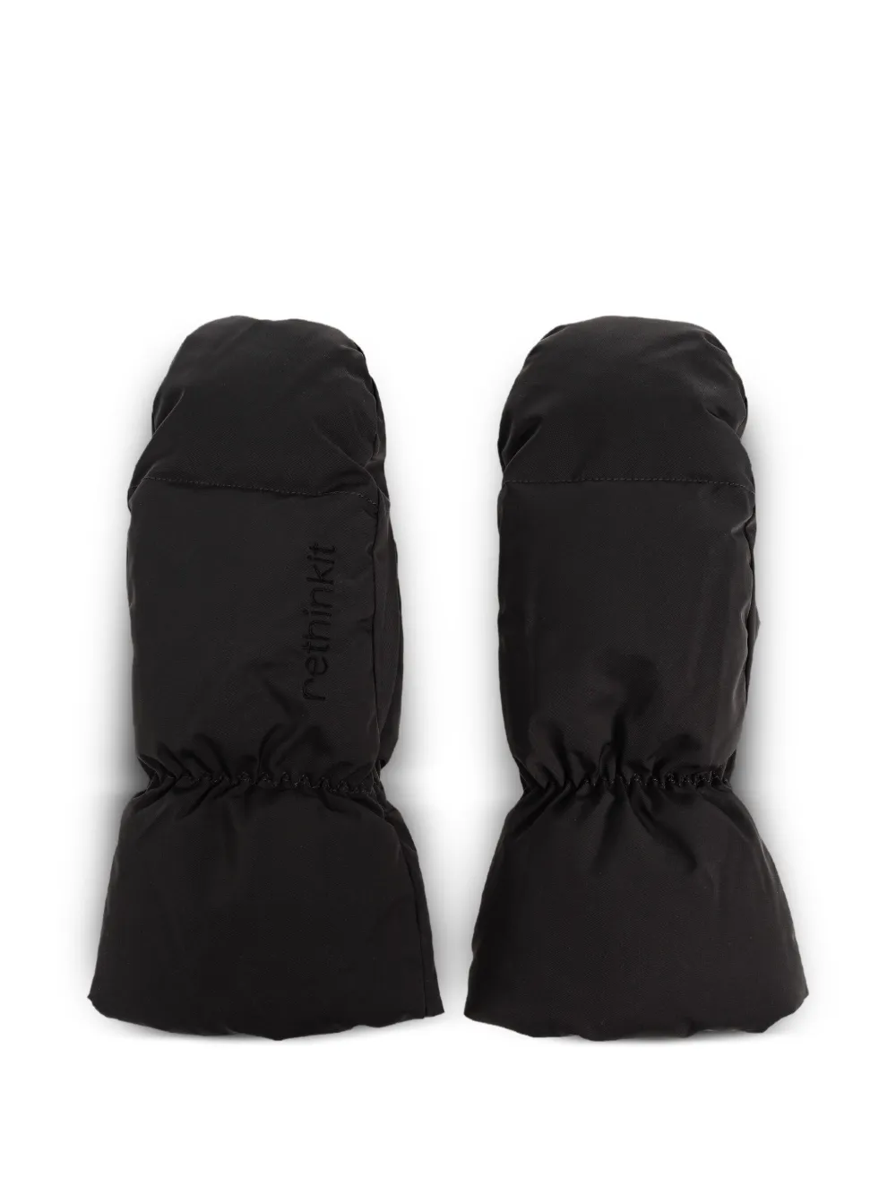 RETHINKIT STUDIOS logo-detail mittens | Black | Image 1