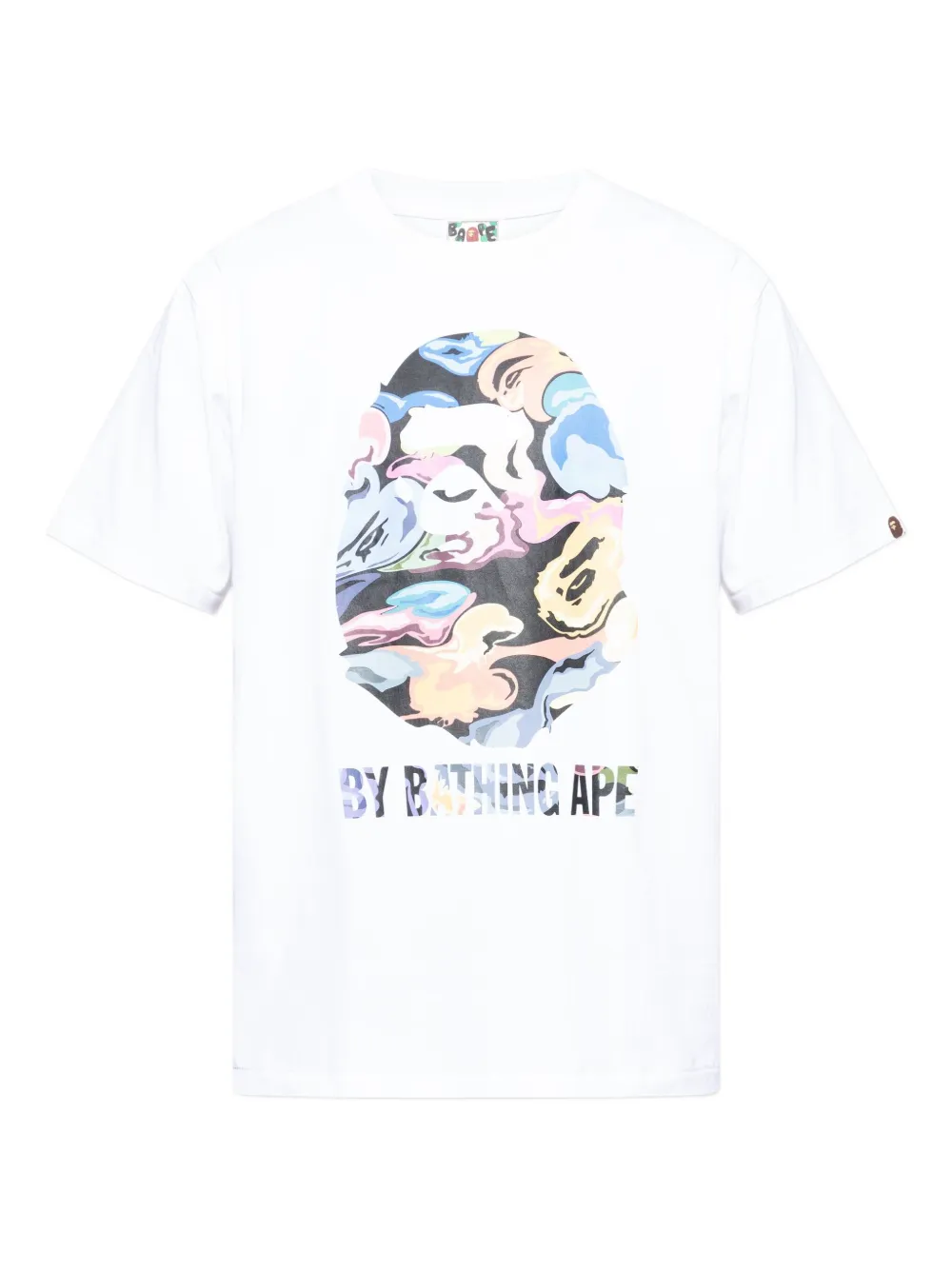 A BATHING APE® playera con estampado gráfico | blanco | Image 1