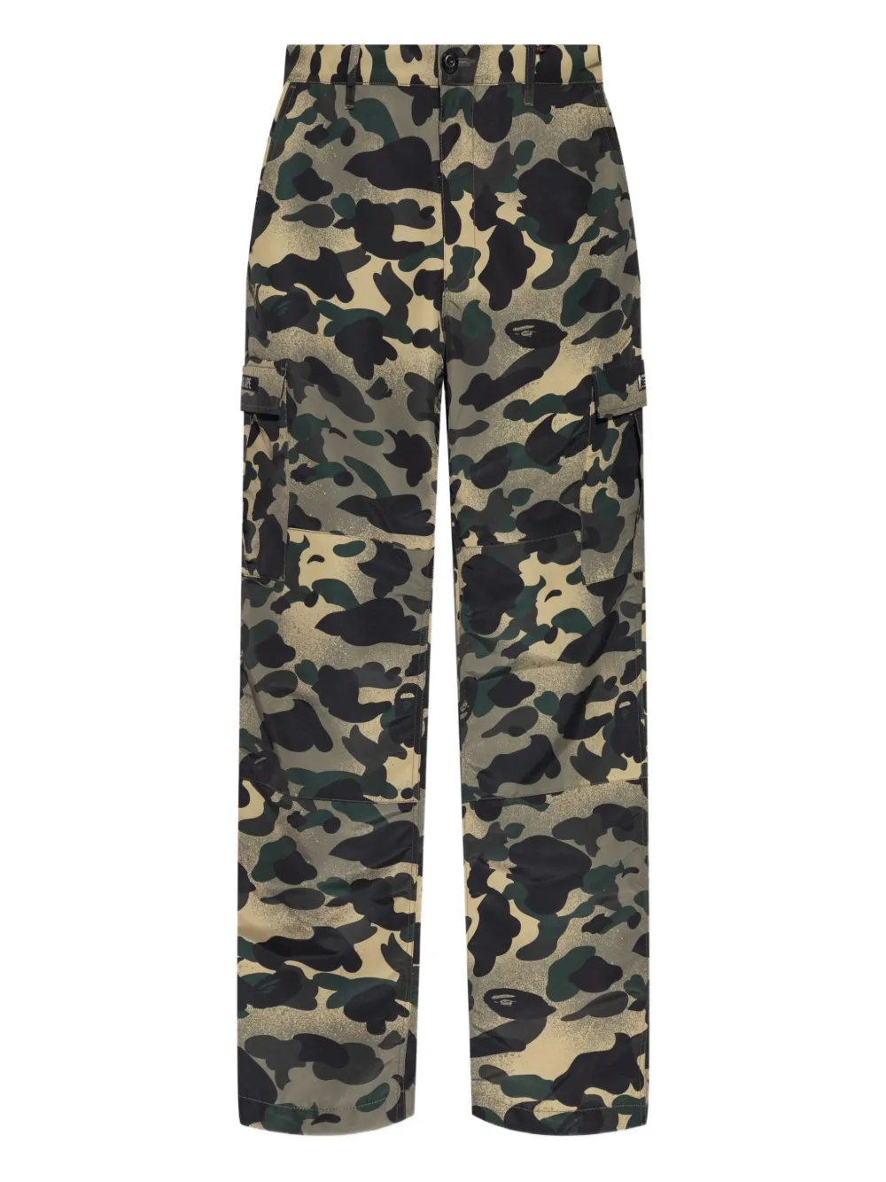 A BATHING APE® camouflage-pattern cargo-pocket trousers | Neutrals | Image 1