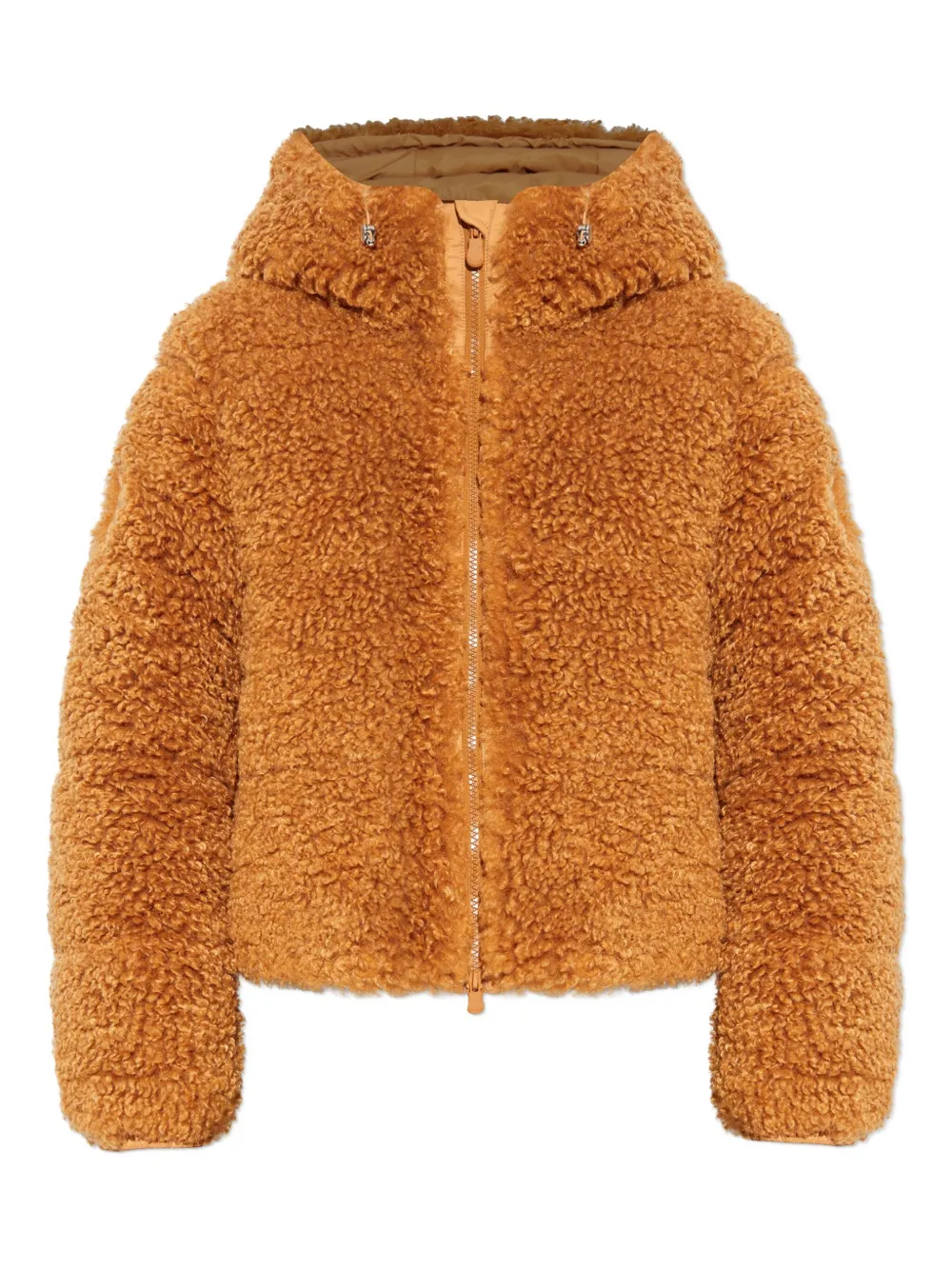 Save The Duck chaqueta con cremallera y capucha | marrón | Image 1