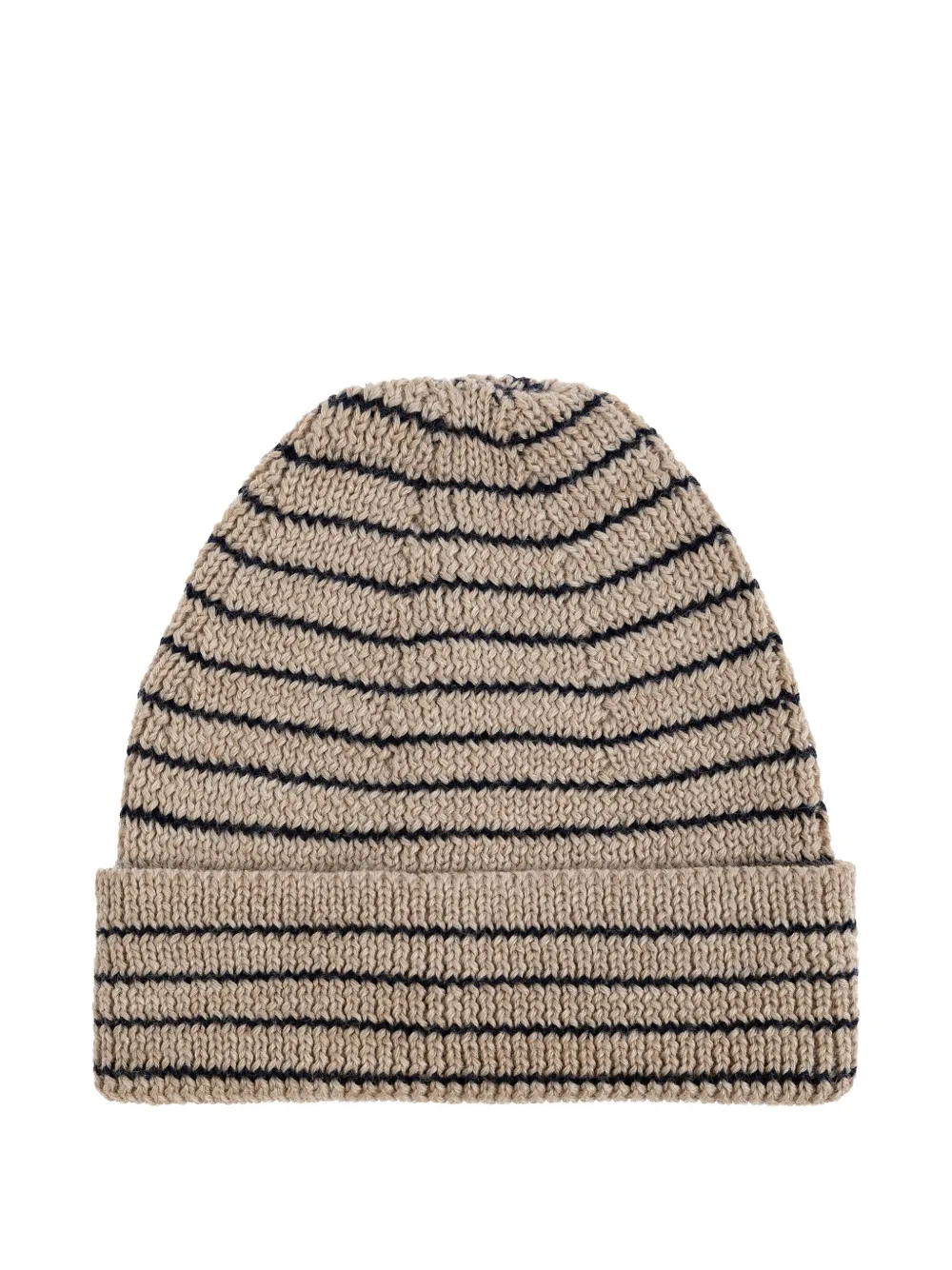 Konges Sløjd striped beanie hat - Beige