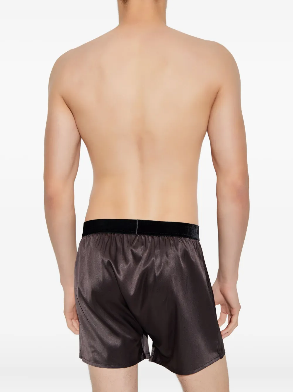 TOM FORD Boxershorts met logoband Bruin