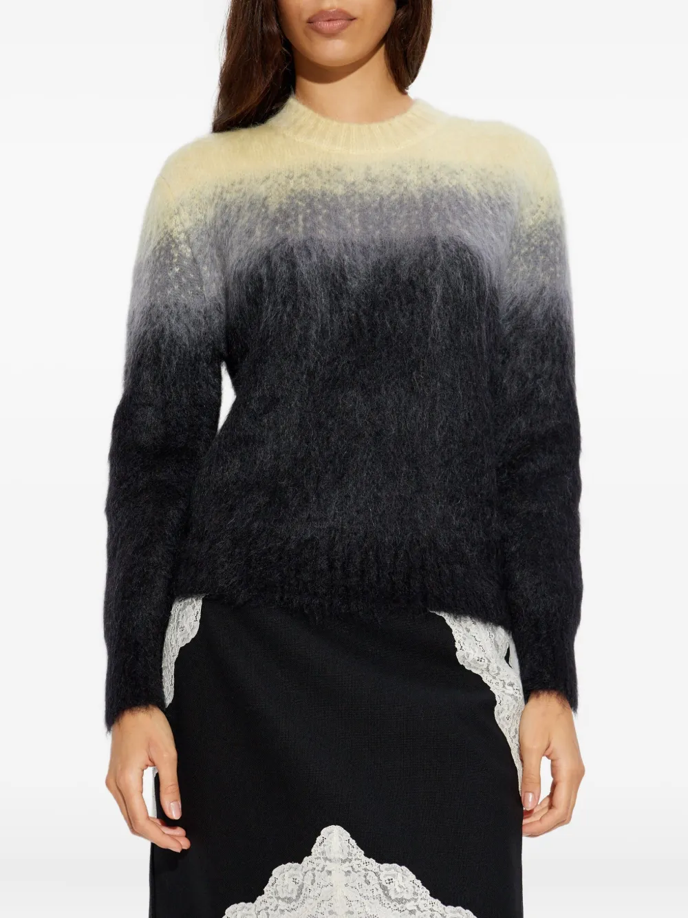 Jil Sander Sweater met ronde hals Zwart