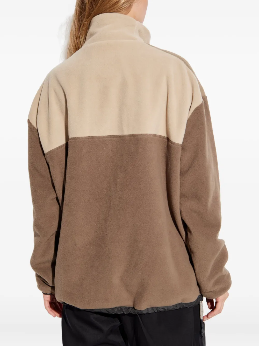 Rethinkit Studios Polar Fleece Campfire Sweatshirt In Brown