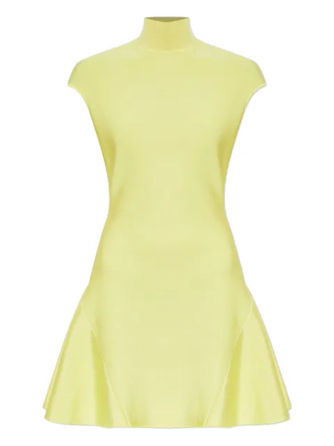 Givenchy vestido acampanado con cuello de tortuga