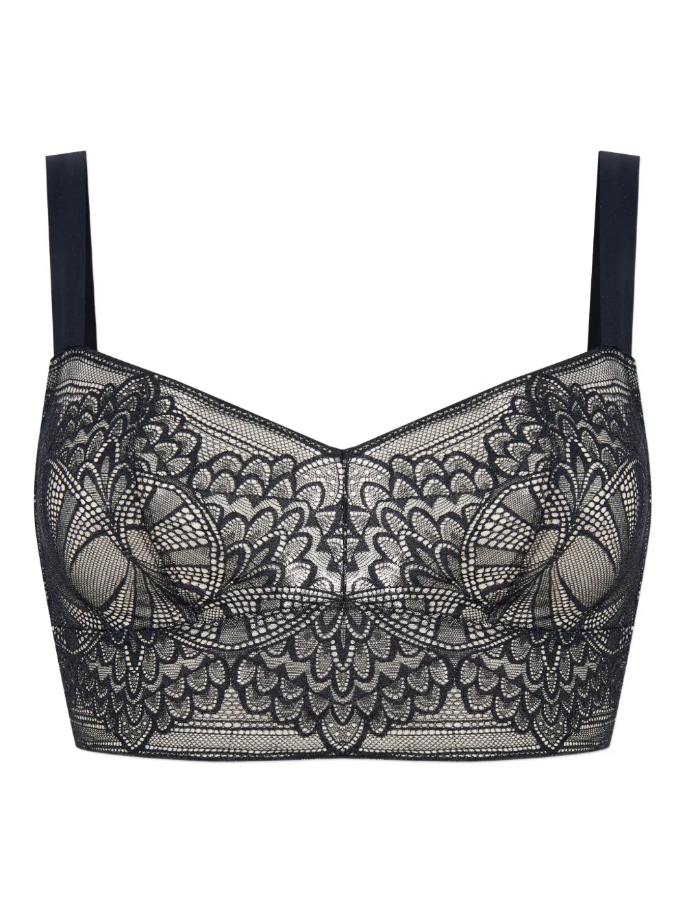 Hanro Lace Bra In Black