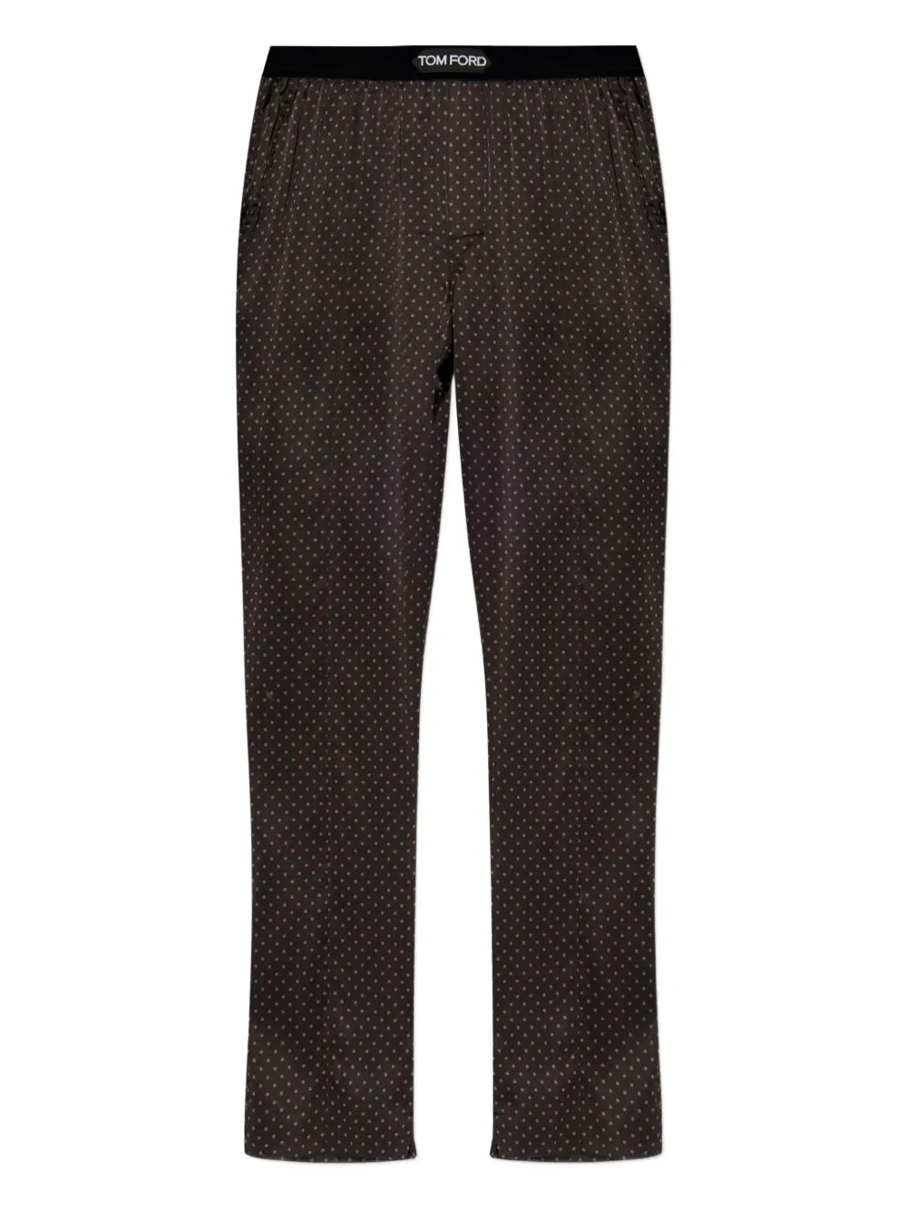 TOM FORD polka-dot pattern pyjama pants | Brown | Image 1