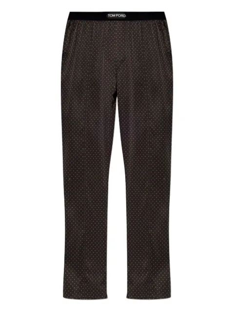 TOM FORD polka-dot pattern pyjama pants