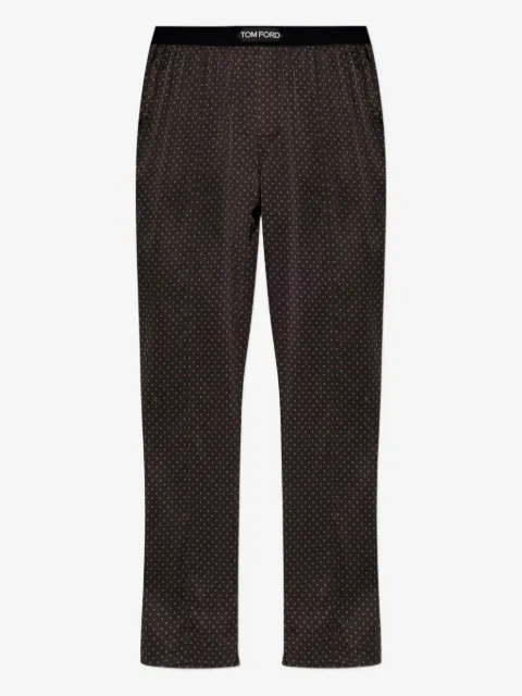 TOM FORD polka-dot pattern pyjama pants