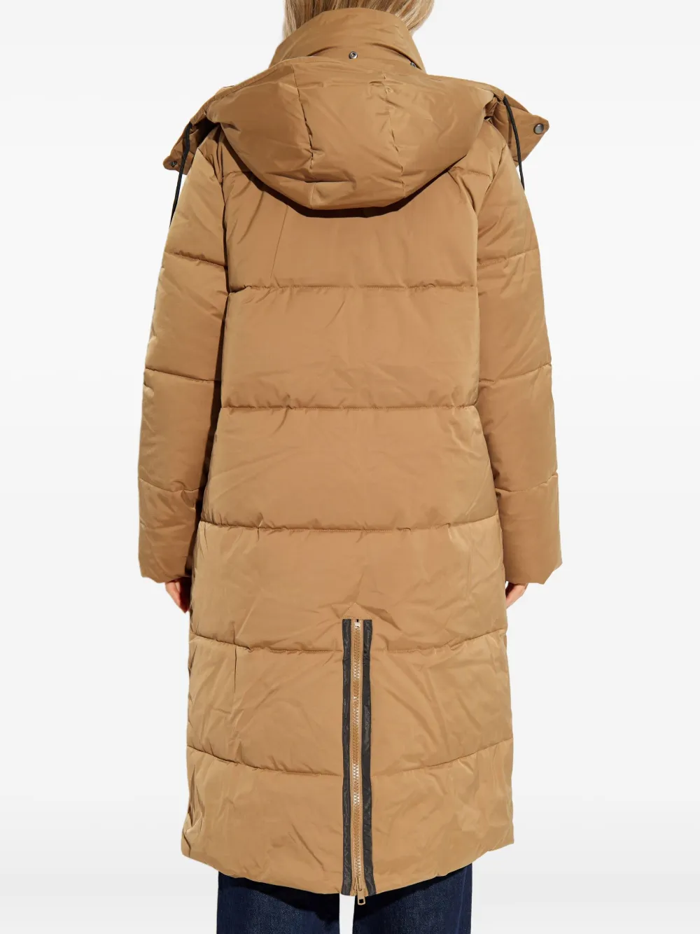 RETHINKIT STUDIOS Gewatteerde jas met capuchon Beige