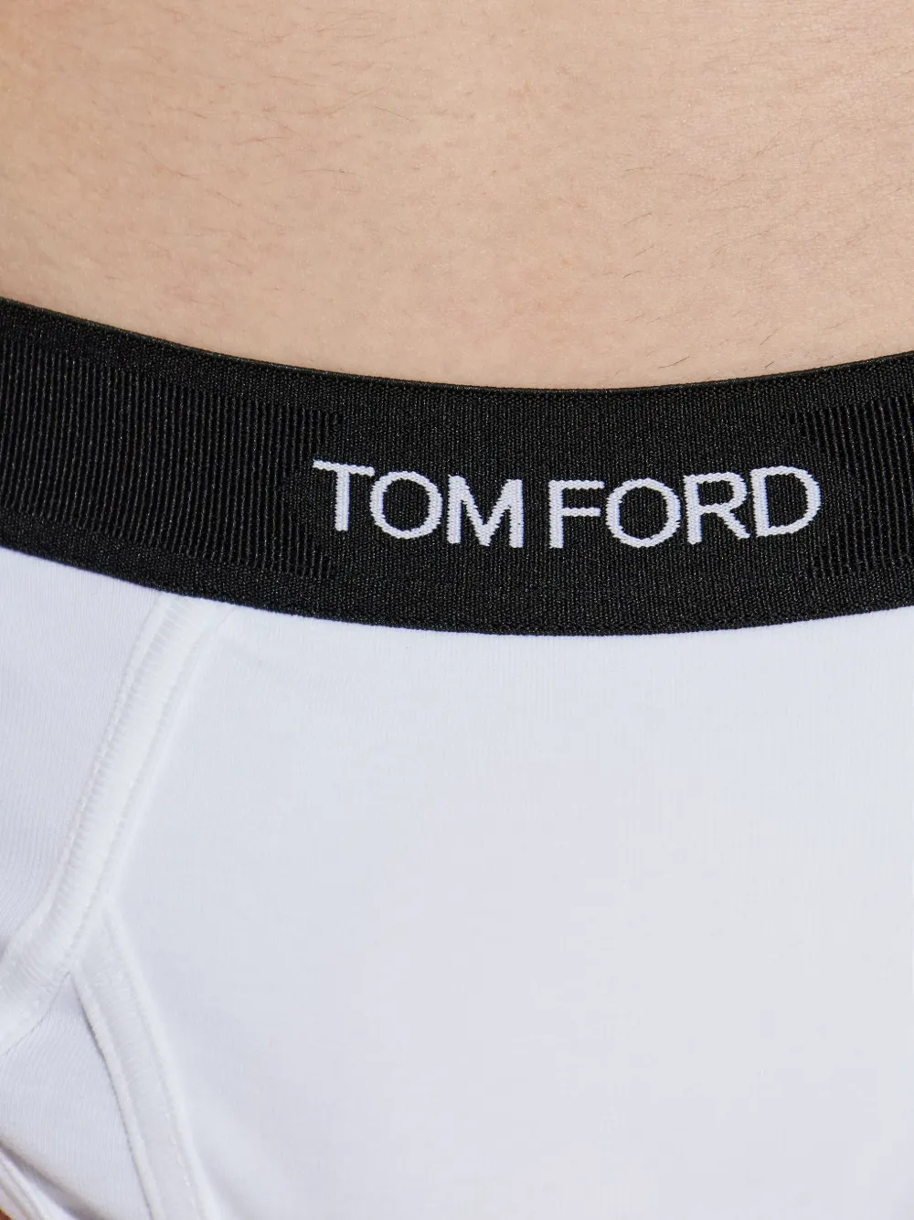Tom Ford Logo-waistband Briefs (pack Of Two) In Multi