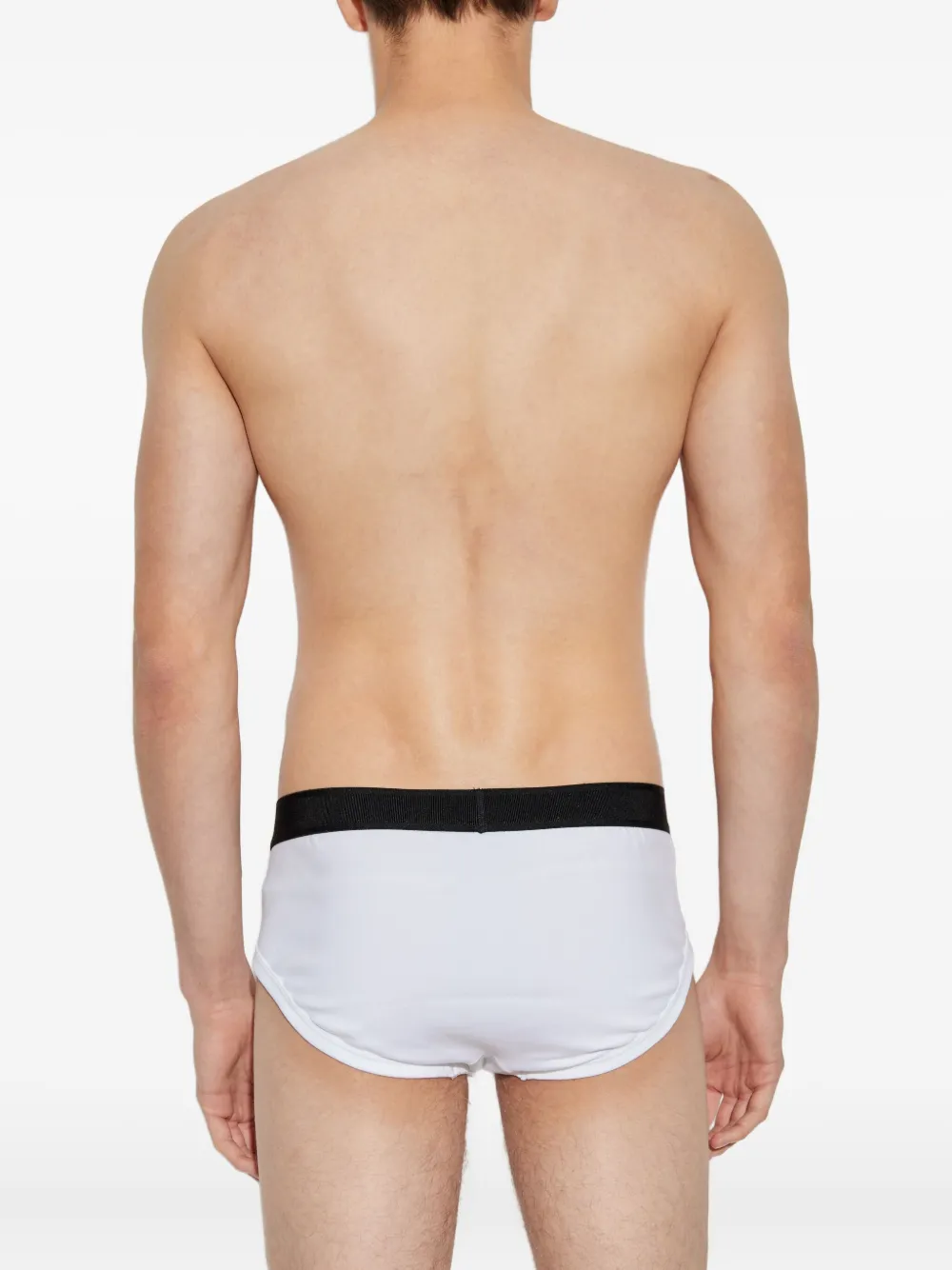 Tom Ford Logo-waistband Briefs (pack Of Two) In Multi
