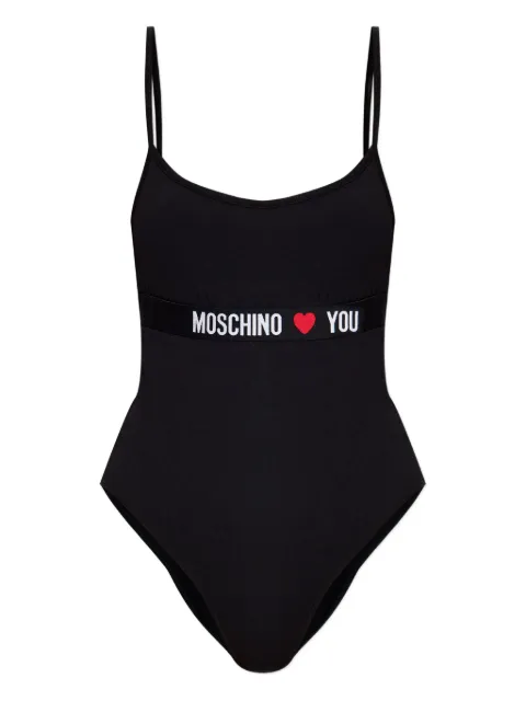 Moschino strap-detail bodysuit