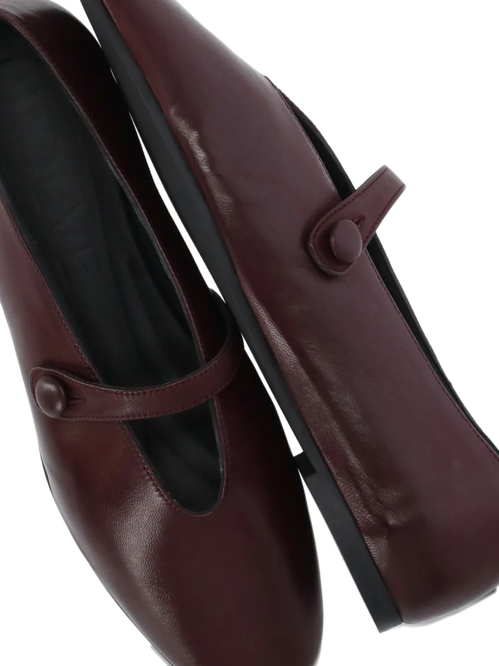 Poeve Avery Ballet Flats In Brown