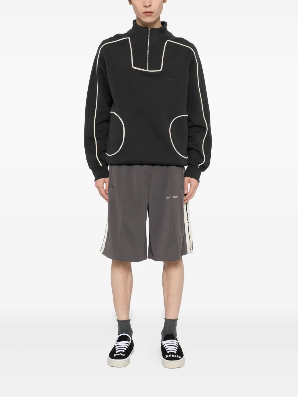 Palm Angels logo track short | Track & Running Shorts | Image 2