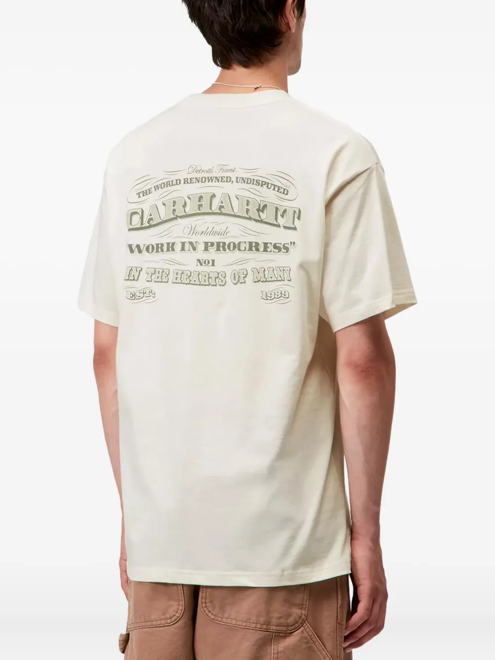 Carhartt WIP Katoenen T-shirt Beige