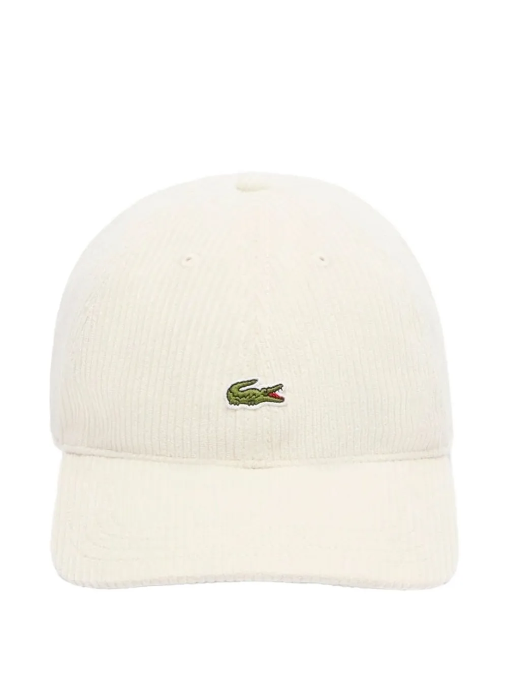 Lacoste Cotton Corduroy Cap In White