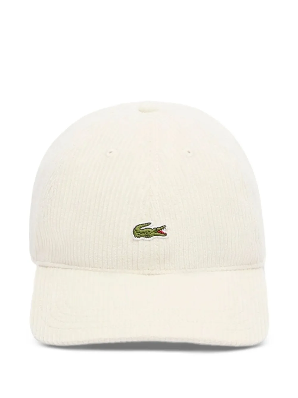 Lacoste cotton corduroy cap | White | Image 1